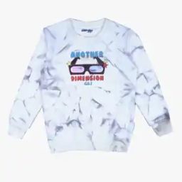 Graphic Print Round-Neck Sweatshirt-image-65