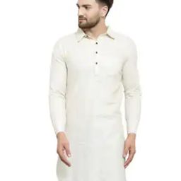 Cotton Long Kurta with Patch Pocket-image-67