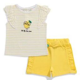 Printed Top & Shorts Set-image-66