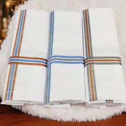 Men Cotton StripesHandkerchiefs-34