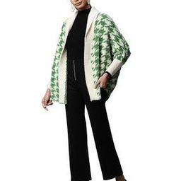 global republic Houndstooth Print Shrug-picture-38