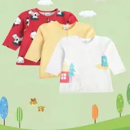 Pack of 3 Printed Round-Neck T-Shirts-image-58