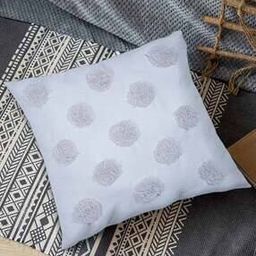 Embroidered Cushion Pillow Cover 16" x 16"-48