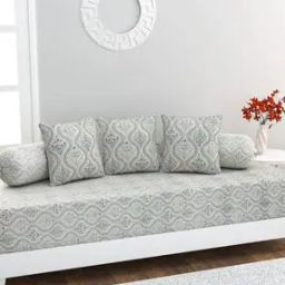 Cotton 6 pc Diwan Set-33