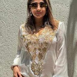Paisley Print V-Neck Top-image-71