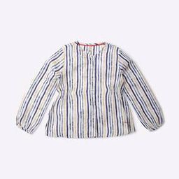 Striped Button-Front Top-image-47