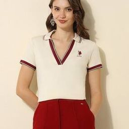 u.s. polo assn. Women Logo Embroidered Polo T-Shirt-picture-38