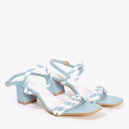 Chunky Heeded Sandals with Buckle Closure-image-18