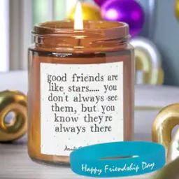 Elegance Friendship Day Scented Candle & Friendship Band-image-57