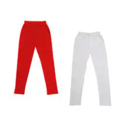 Pack of 2 Leggings with Elasticated Waist-image-89