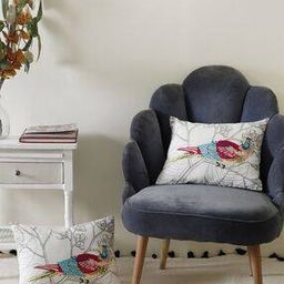 Set of 2 Bird Print Pillow Covers 18" x 14"-13