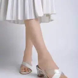 Women Cross-Straps Block-Heeled Sandals-image-3