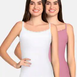Pack of 2 Camisoles with Adjustable Straps-image-41