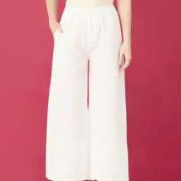 Women Floral Print Palazzos with Elasticated Waist-picture-10