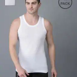 Men Pack of 10 Scoop-Neck Vests-image-96