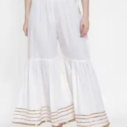 Flared Shararas with Tassels-image-16