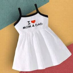 Girls Typographic Print Skater Dress-picture-15