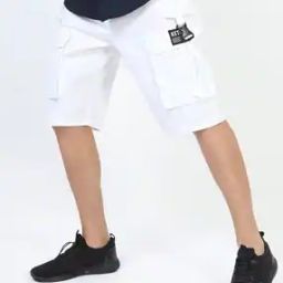 Cargo Shorts with Flap Pockets-28