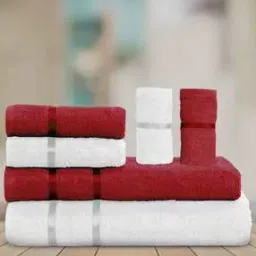 Set of 6 100% Cotton 450GSM Towels-image-37