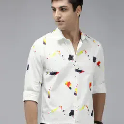 Printed Spread-Collar Shirt-picture-19
