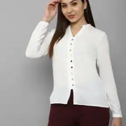Women Regular Fit Button-Front Top-image-24