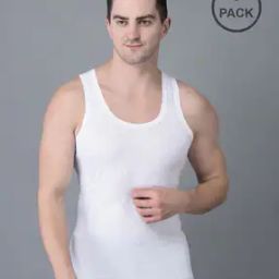Pack of 5 Men Regular Scoop-Neck Vests-image-15