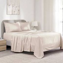 300 TC King-Size Bedsheet with Pillow Covers-image-99