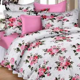 144 TC Double Bedsheet with 2 Pillow Covers-picture-15