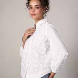 Women Embroidered Regular Fit Shirt-image-53