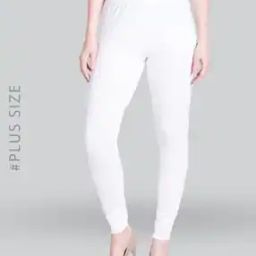 Plus Size Cotton Stretchable Churidar Leggings-image-5