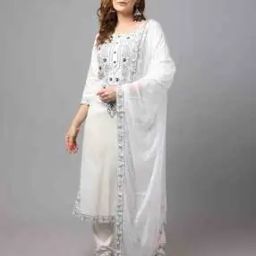 Embellished Straight Kurta Suit Set-image-20