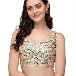 Women Embroidered Back-Open Blouse-image-72
