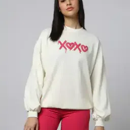 Printed Regular Fit Crew-Neck Sweatshirt-image-29