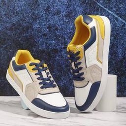 Low-Top Round-Toe Lace-Up Sneakers-image-83