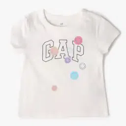 gap kids Girls Logo Print Round-Neck T-Shirt-picture-45