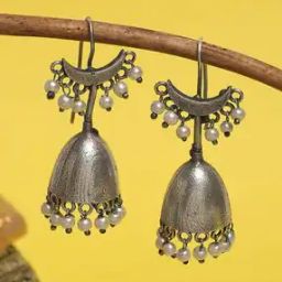 EJAM47-Pearl-Beaded Jhumka Earrings-image-45