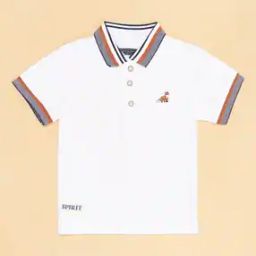 Typographic Print Polo T-Shirt-picture-33