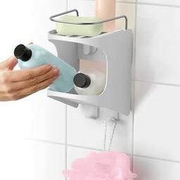 Capsule Compact 2-Tier Shower Shelf-15
