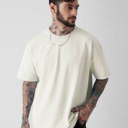 Men Oversized Fit Crew-Neck T-Shirt-picture-17