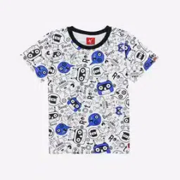 Printed Round-Neck T-shirt-image-97