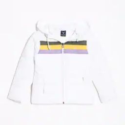 Girls Striped Hooded Jacket-picture-27