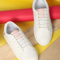 Women Low-Top Lace-Up Sneakers-image-45