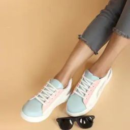 Women Low-Top Lace-Up Sneakers-image-52