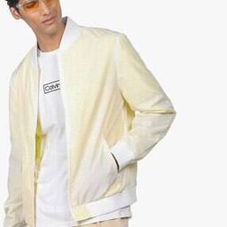 calvin klein jeans Men Regular Fit Zip-Front Bomber Jacket-picture-3