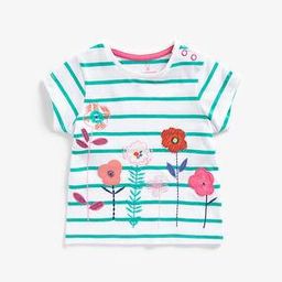 mothercare Slim Fit Striped Top with Applique-picture-8