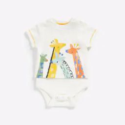 Giraffe Round-Neck Bodysuit-image-39