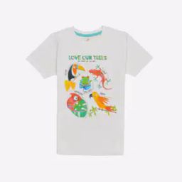 Printed Round-Neck Slim Fit T-shirt-image-62