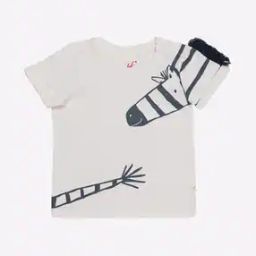 Printed Round-Neck T-shirt with Fringes-image-38