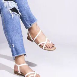 Women Toe-Ring Strappy Flat Sandals-picture-15