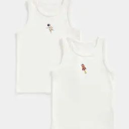 Pack of 2 Vests with Placement Print-picture-0
